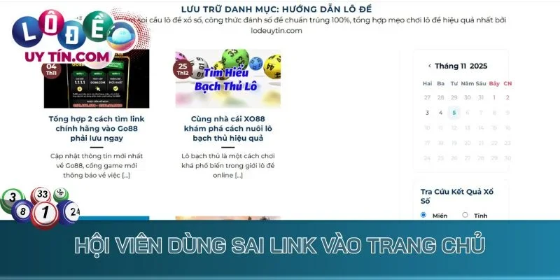 Miễn Trừ Trách Nhiệm - Quy Định Trong Quá Trình Sử Dụng 2 Hội viên dùng sai link vào trang chủ